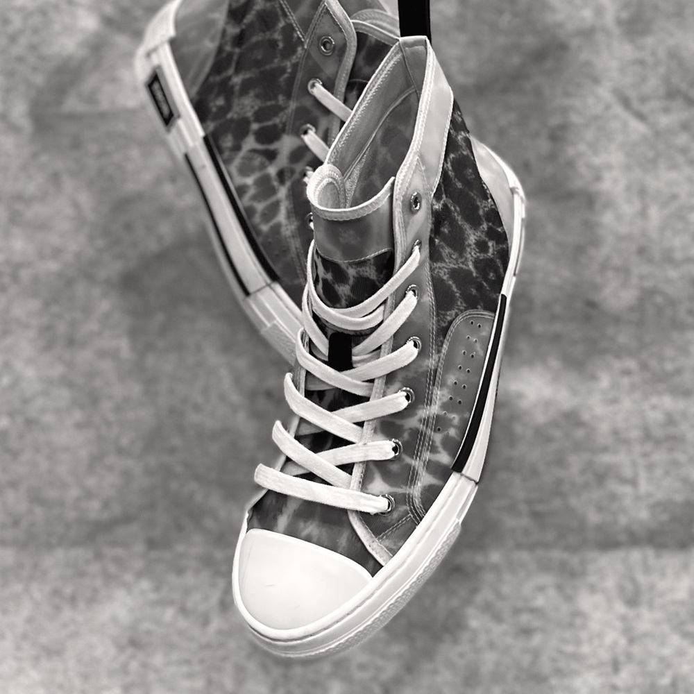Dior B23 High Top Leopard Print Sneakers (Size 42UK / 9US)